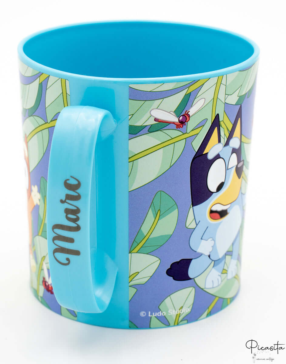 🐶 Personalisierte Bluey Tasse mit Namen