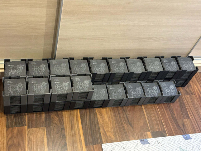 Personalisierte quadratische Schiefer-Untersetzer