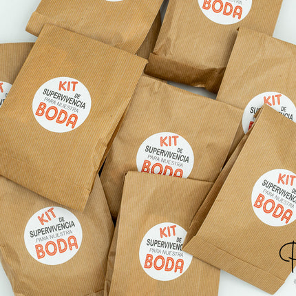 Überlebenssetkorb für Hochzeiten