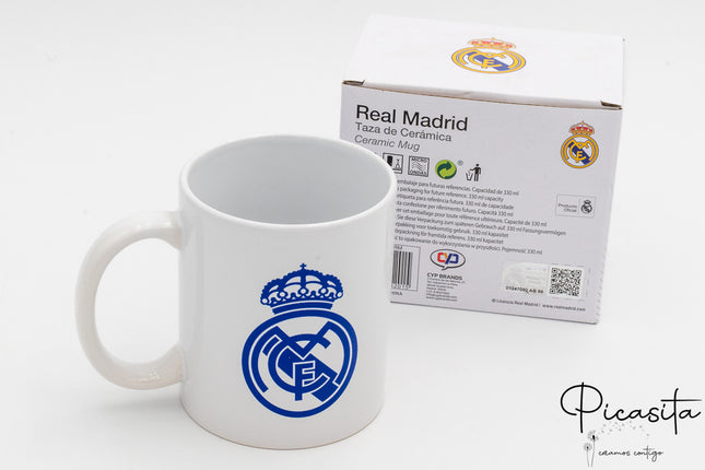 Personalisierte Tassen des Real Madrid