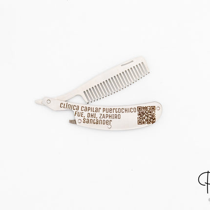 Personalisierter Metallkamm