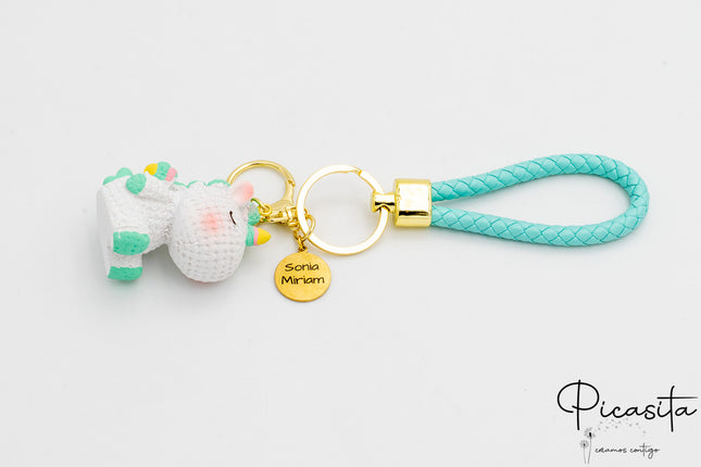 Einhorn-Schlüsselanhänger