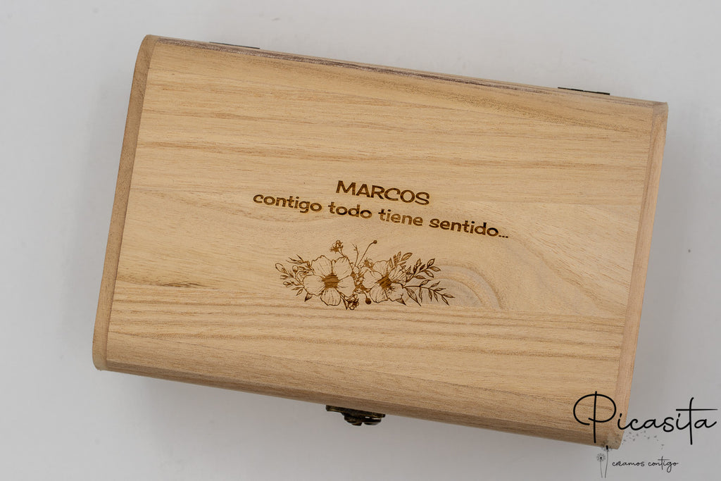 Geschenkbox für die Uhr des Bräutigams