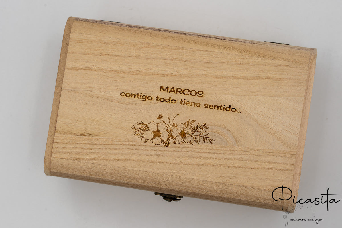Geschenkbox für die Uhr des Bräutigams