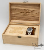 Geschenkbox für die Uhr des Bräutigams