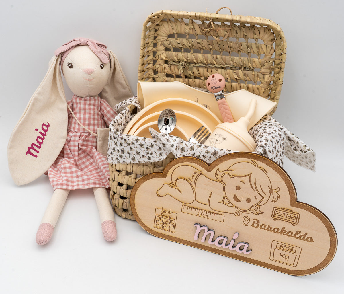 Geschenk für Neugeborenes Baby - 100% maßgeschneidert