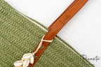 Personalisierte Raffia-Tasche