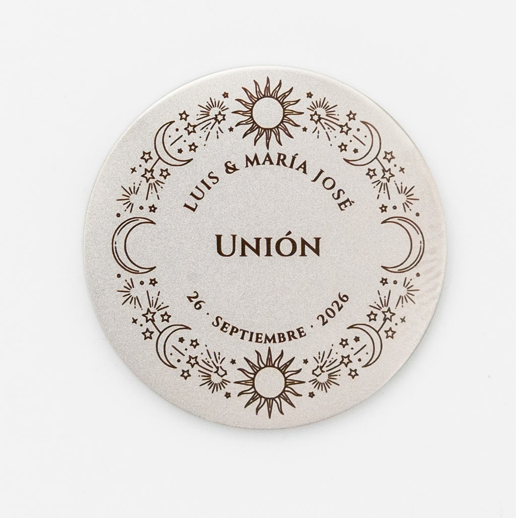 Personalisierte Hochzeitsmünzen