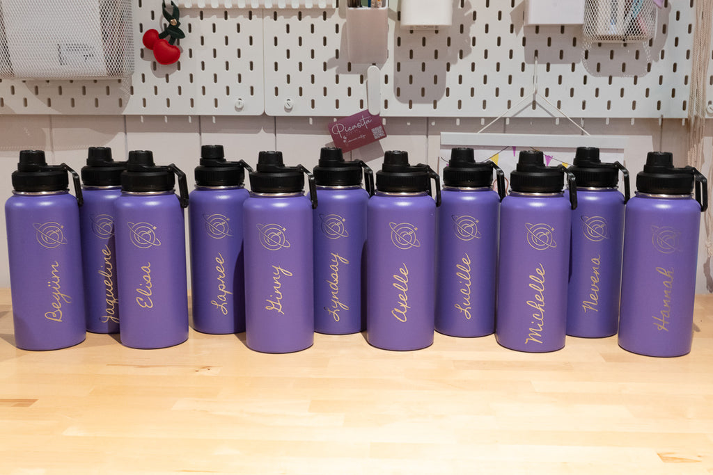 Personalisierte Thermoflaschen mit Griff