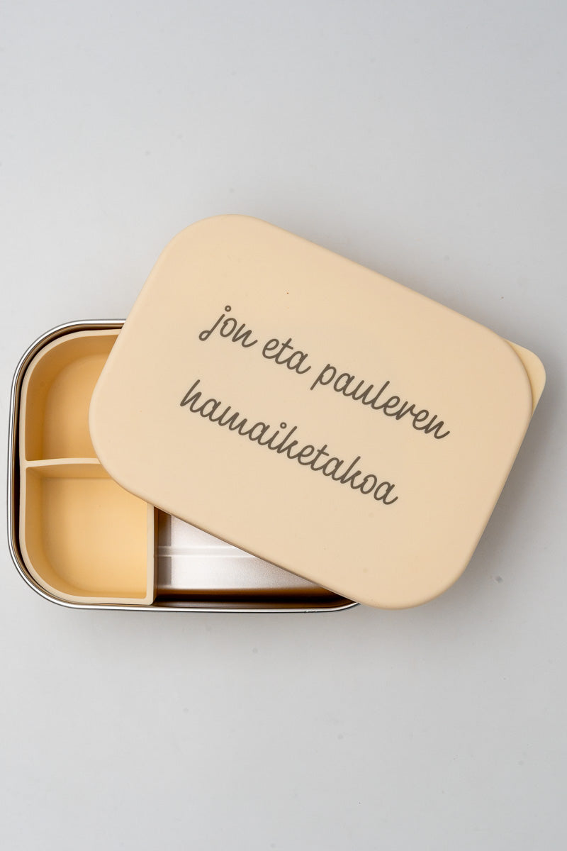 XL-Lunchbox aus Silikon und SUS304-Edelstahl