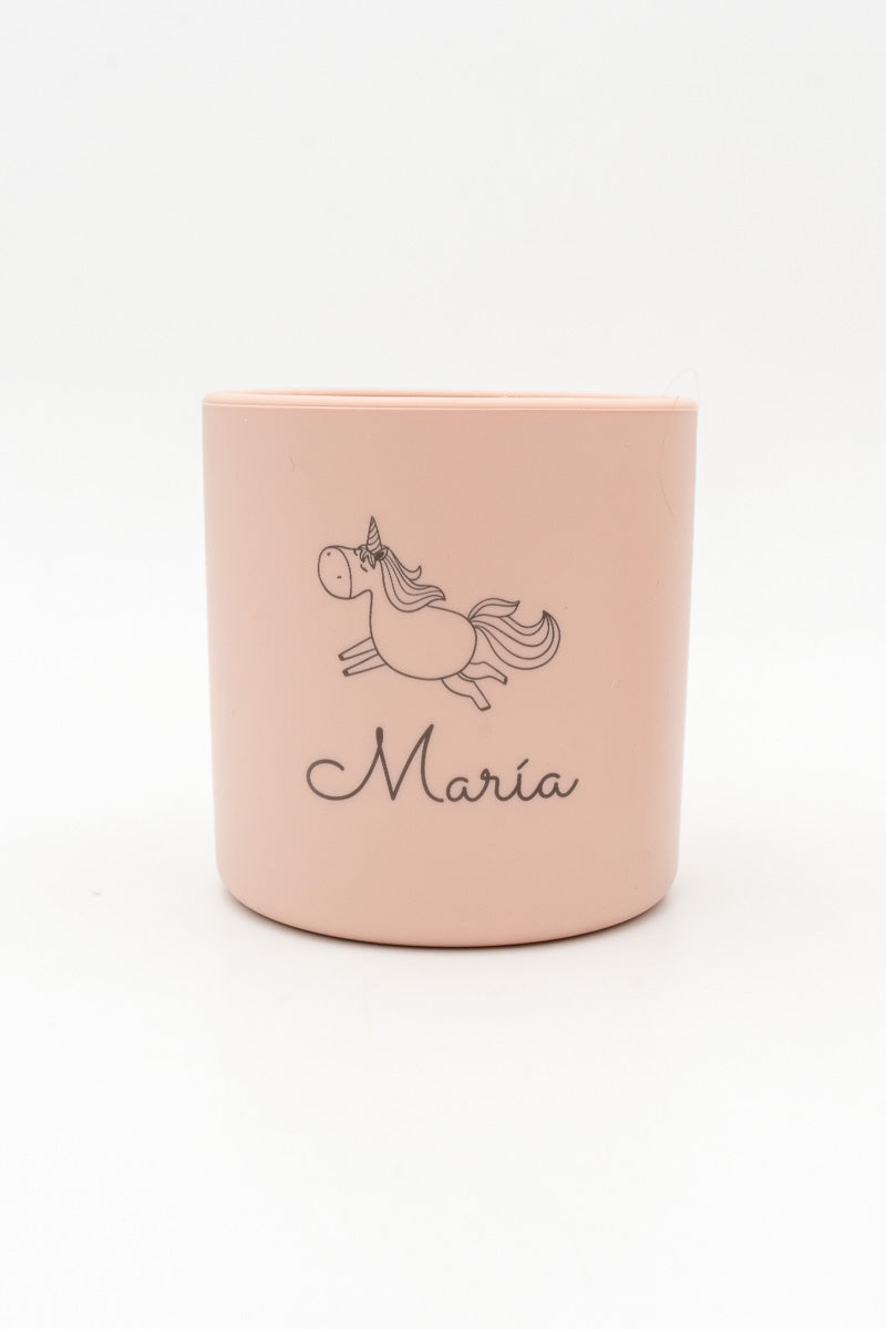Personalisierter Silikon-Kinderbecher