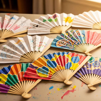 Abanicos de Papel Infantiles