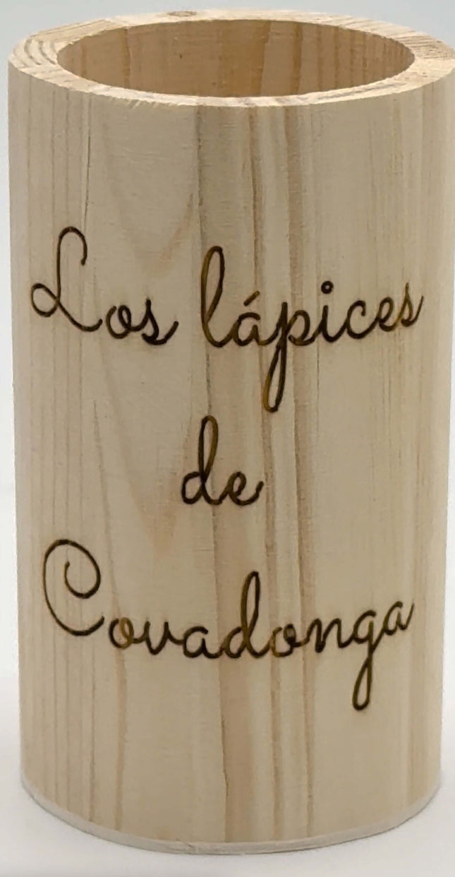 Personalisierter Holz-Stiftehalter