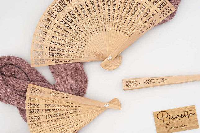 Abanico de Madera Económico