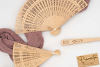 Abanico de Madera Personalizado