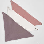 Dunkelrosa-Weiß-Lachs