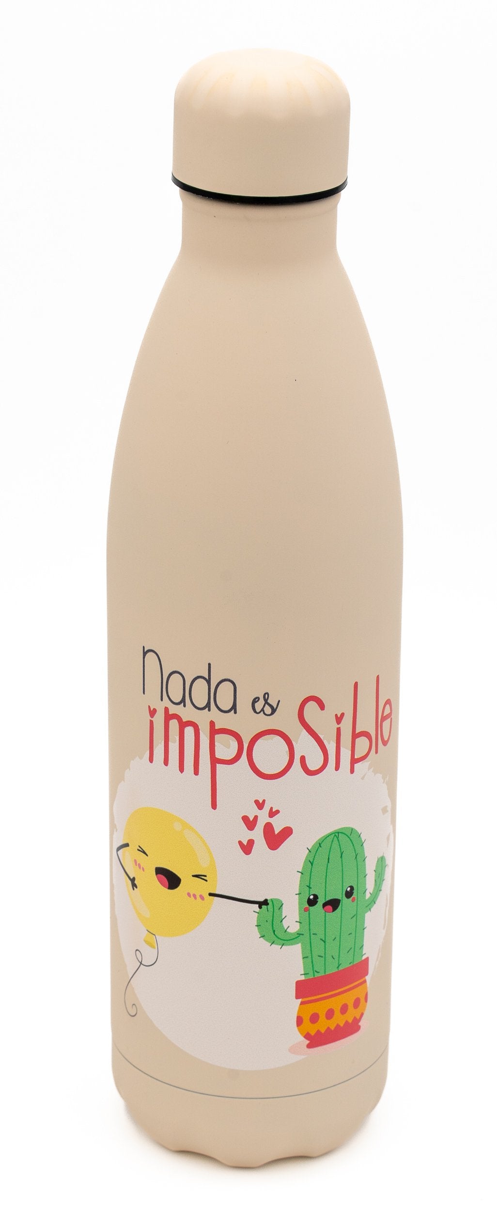 Botella Térmica con Mensaje Positivo Nada es Imposible