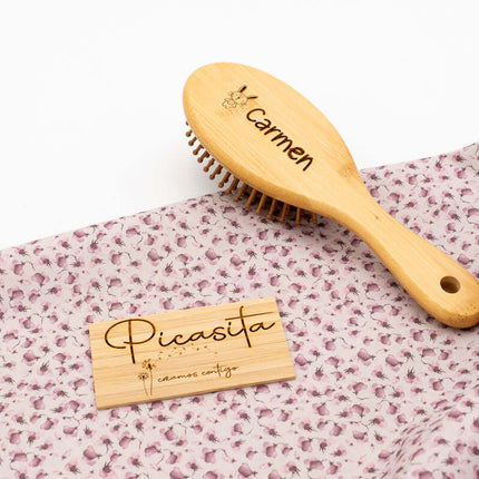 Cepillos de Madera Personalizados Redondeado