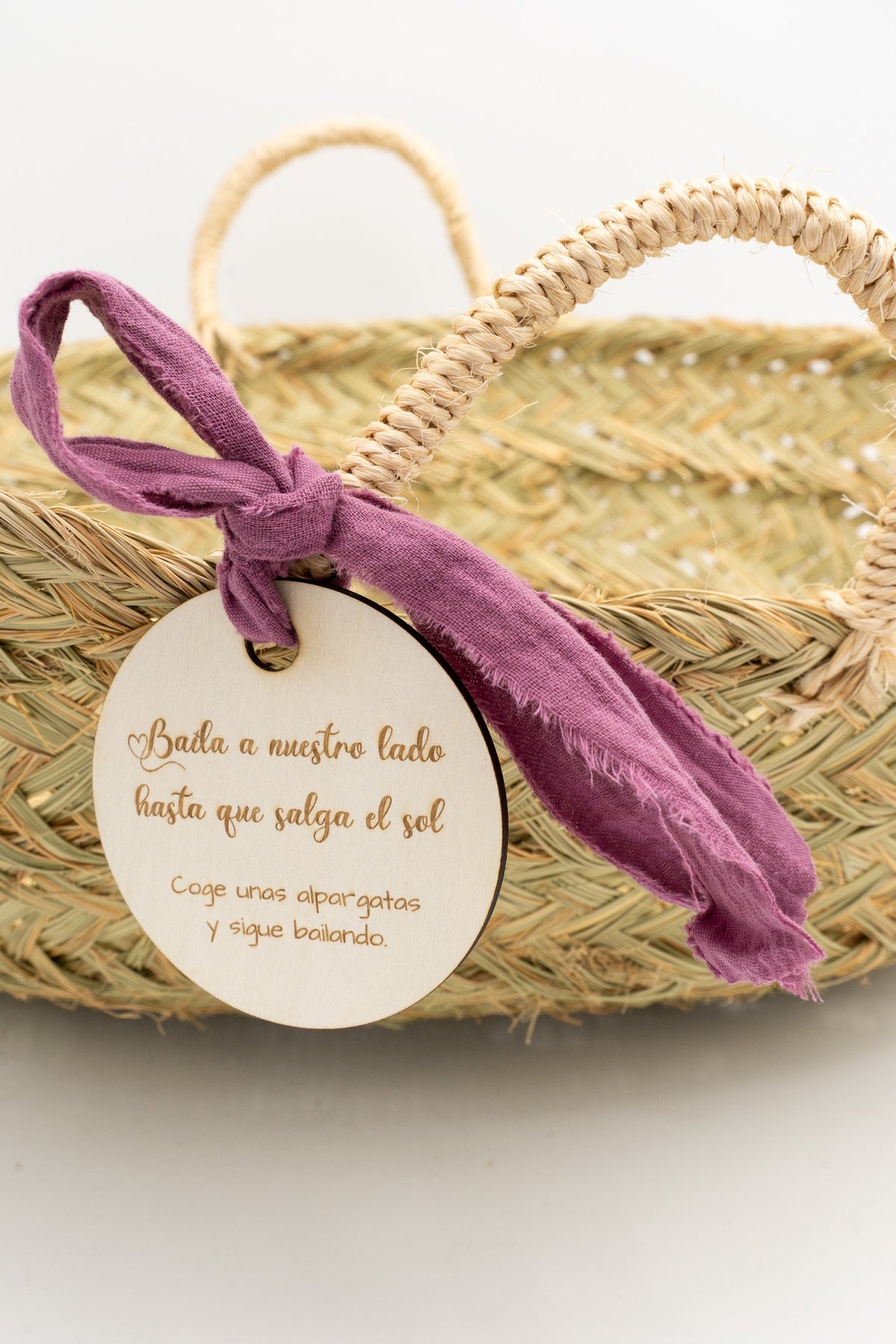 Cesto para Alpargatas de Boda