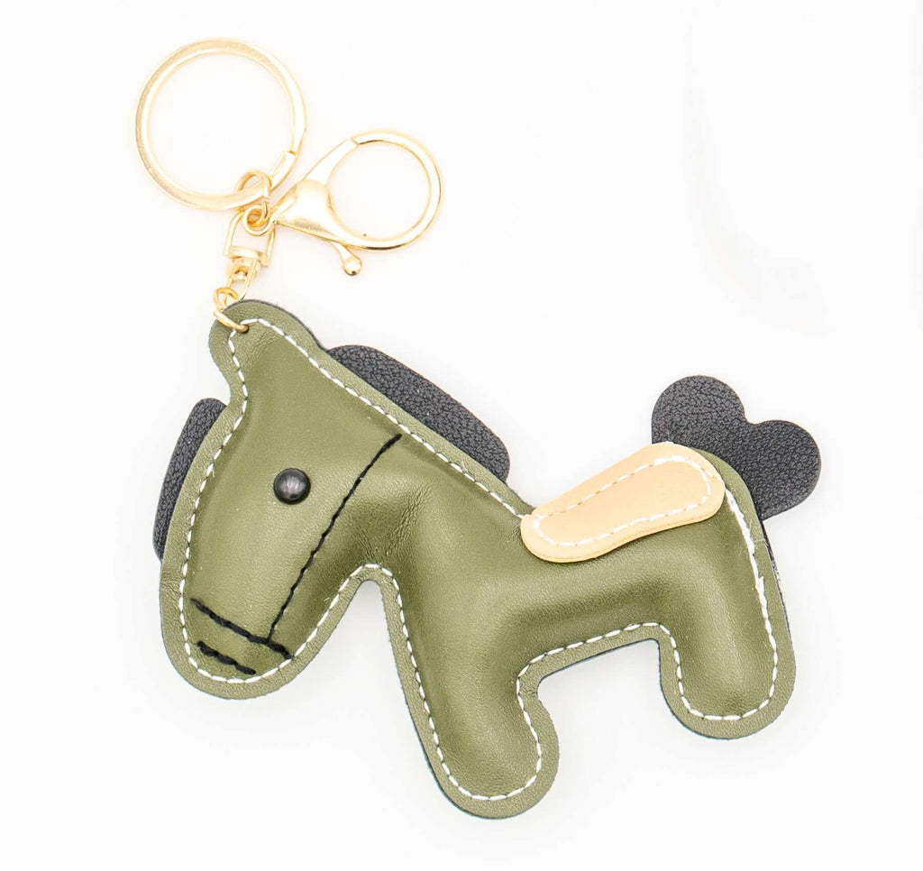 Colgantes para Bolsos de Cuero PU Caballo Verde