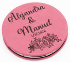 Espejos Personalizados Acero y Cuero PU