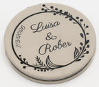 Espejos Personalizados Acero y Cuero PU