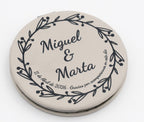 Espejos Personalizados Acero y Cuero PU