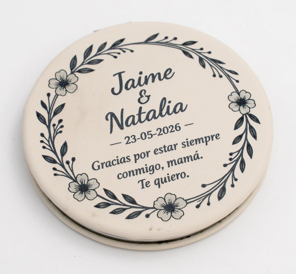 Espejos Personalizados Acero y Cuero PU