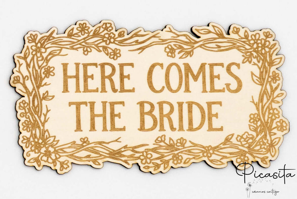 here comes the bride