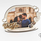 Oval mit Herzen (Foto 15x21)