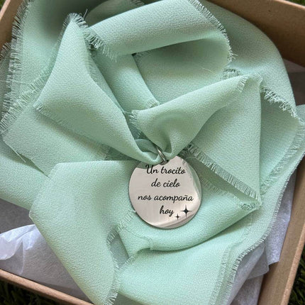 Medalla Ramo Novia Dorado