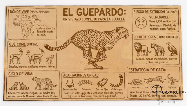 Murales Escolares Originales Grabados en Madera