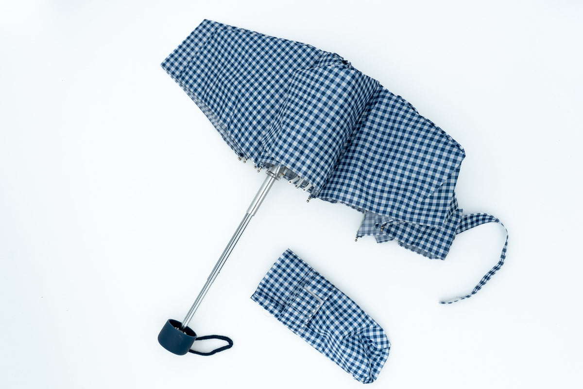 Paraguas Plegable de Mujer Compacto Vichi Azul