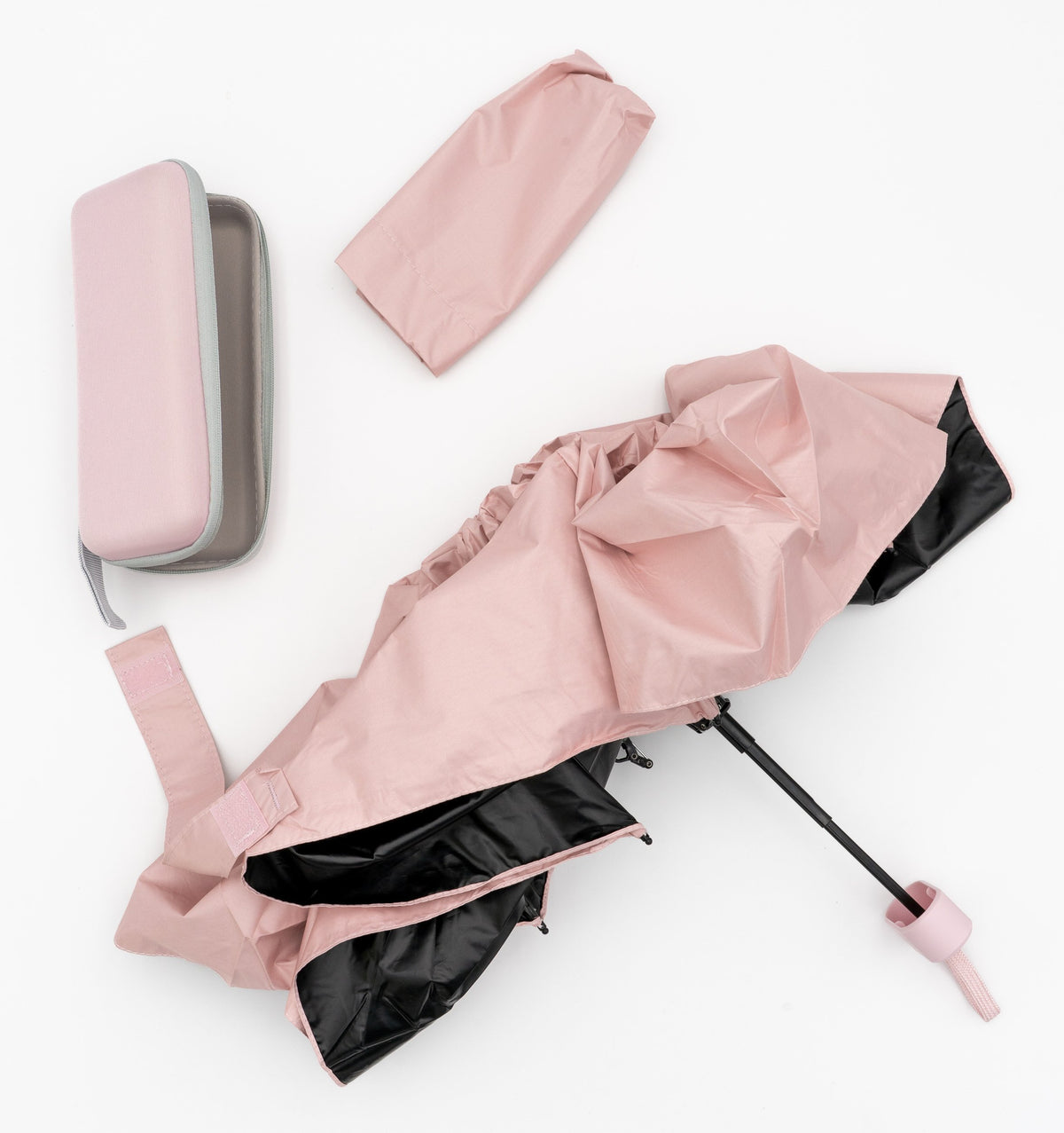 Paraguas Plegable Personalizado Rosa Claro