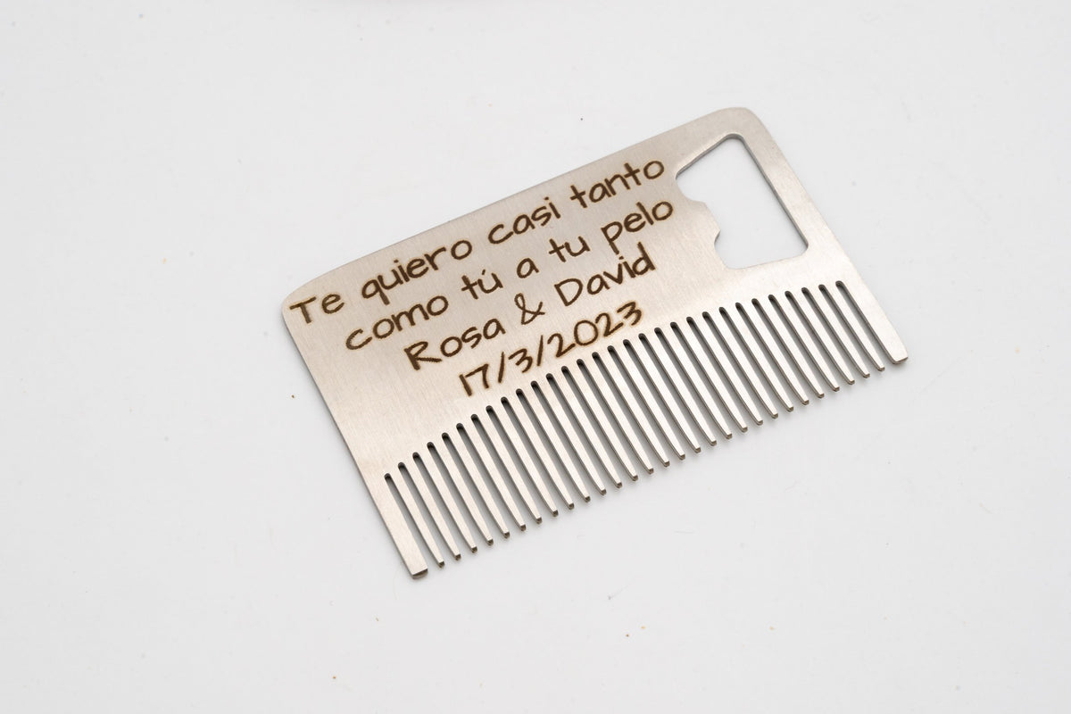 Peine de Metal Personalizado