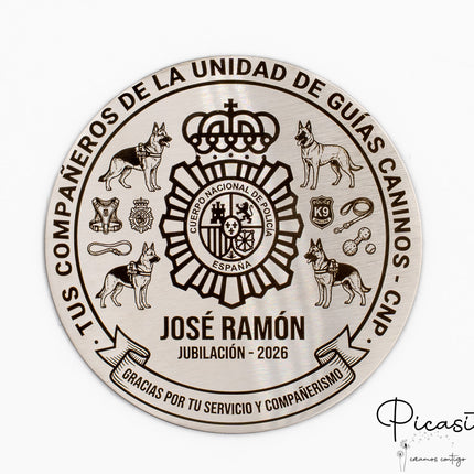 Posavasos de Acero Grabados