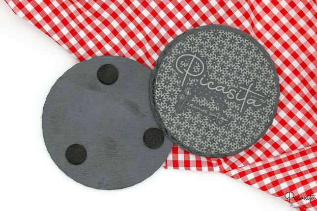 Posavasos de Pizarra Redondos Personalizados