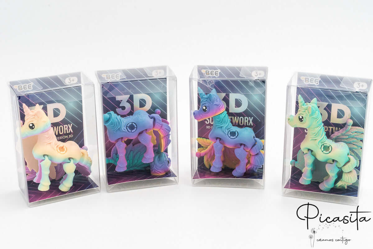 Unicornio Impreso en 3D