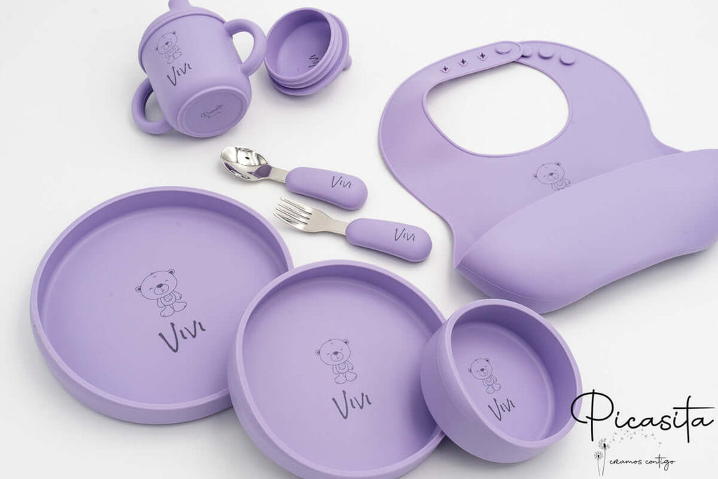 Vajilla para Bebé Personalizada 7 Piezas