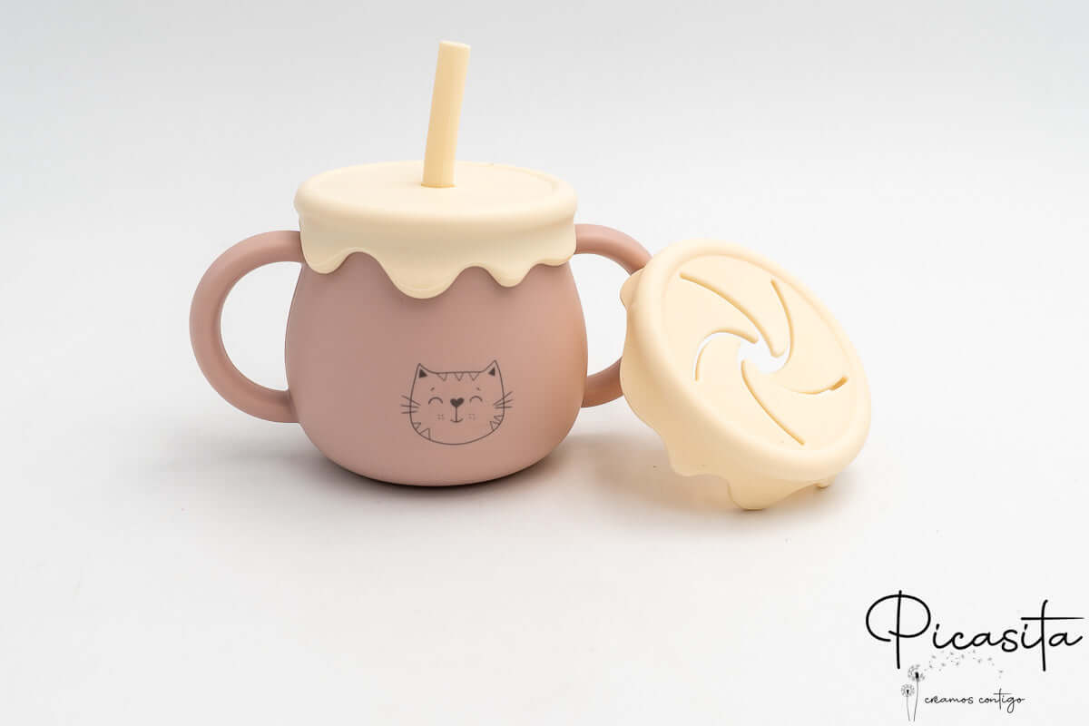 Vaso Para Niños Modelo Tarro de Miel